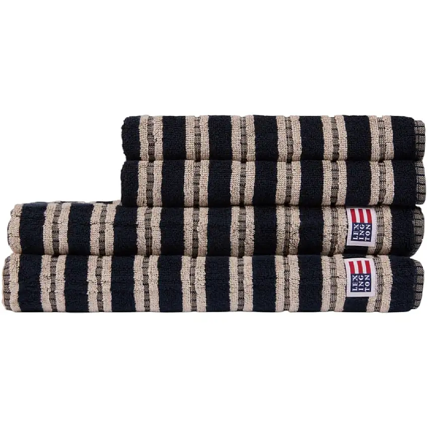 Striped Terry Gästehandtuch