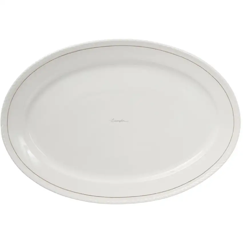 Porcelain Servierplatte oval