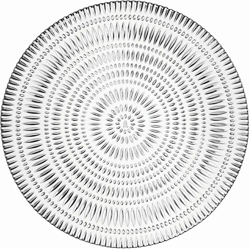 Lot de 2 assiettes plates ethniques