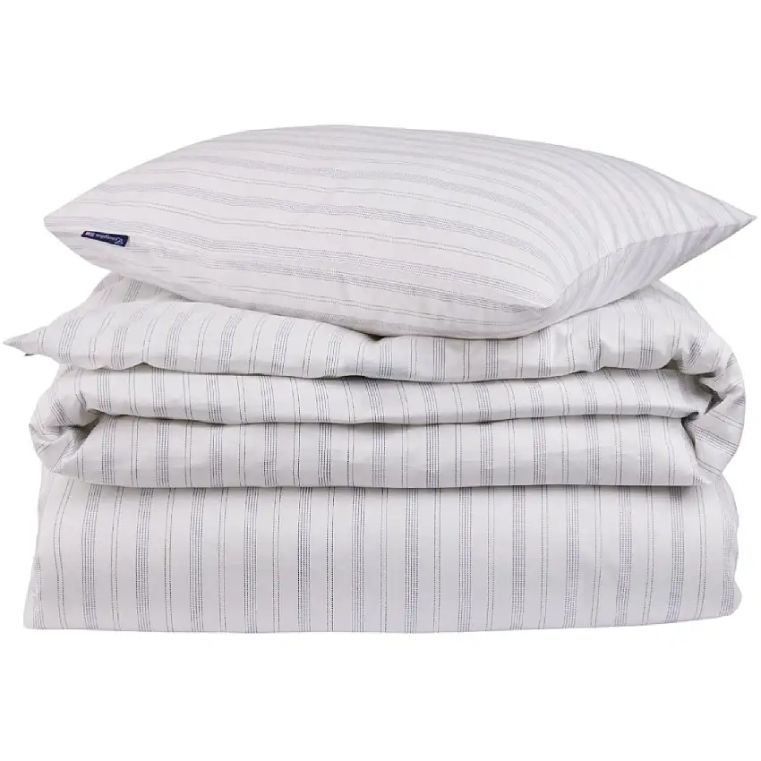 Striped Pin Point Oxford Bettwäsche-Set aus Lyocell-Baumwolle