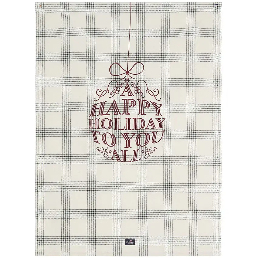 Happy Holiday Organic Cotton Geschirrtuch
