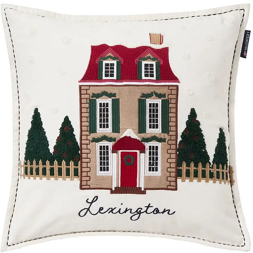 House Organic Cotton Velvet House Kissenhülle