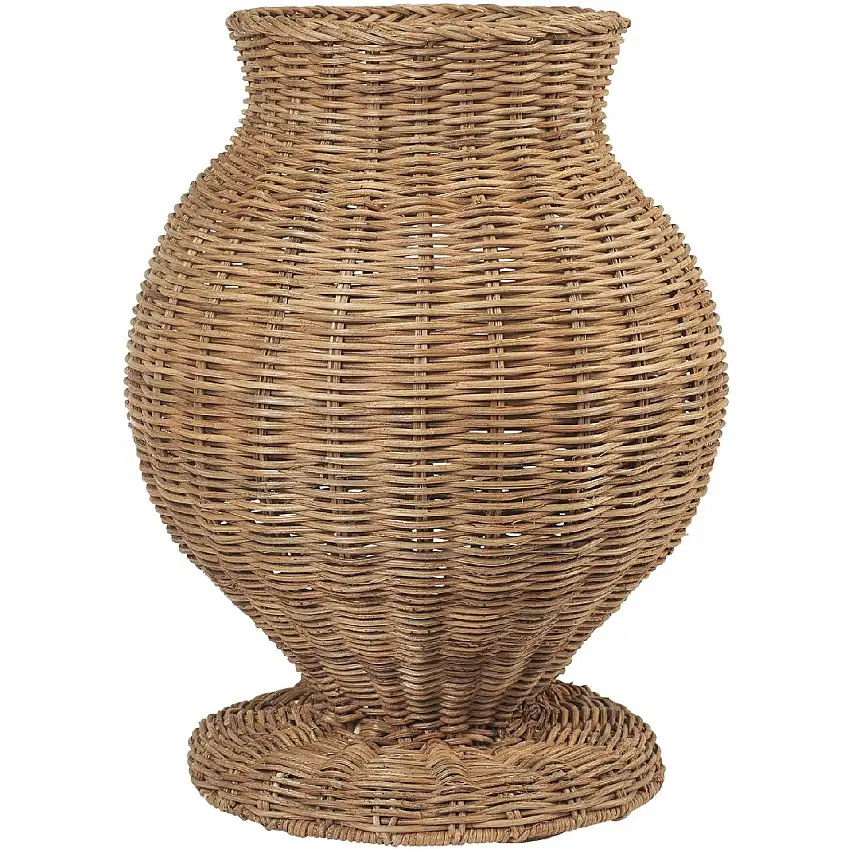 Ama Vase aus Rattan