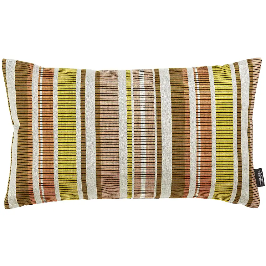 Rohleder Home X Olaf Hajek Botanicals Stripe Kissen mit Füllung