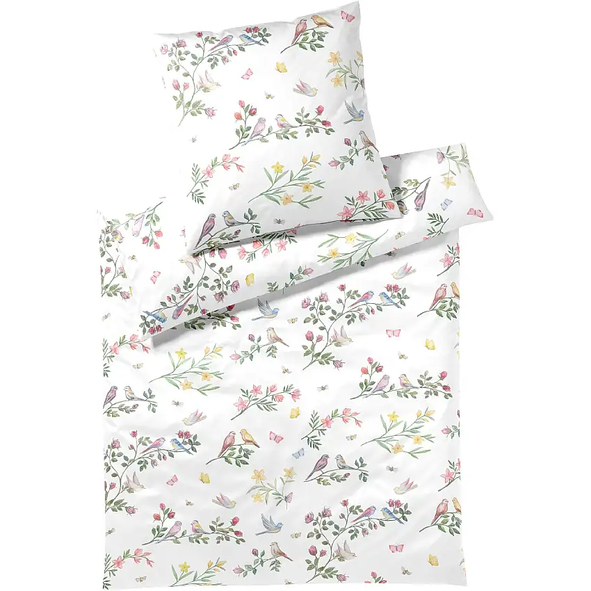 Songbird Kopfkissenbezug aus Seiden-Satin