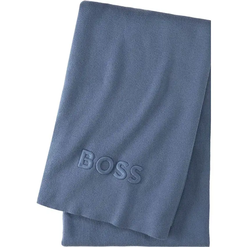 plaid à logo audacieux