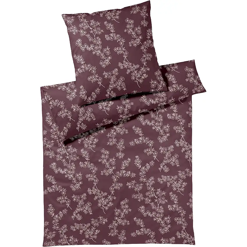 Cherry Blossom Bettwäsche-Set aus Interlock-Jersey