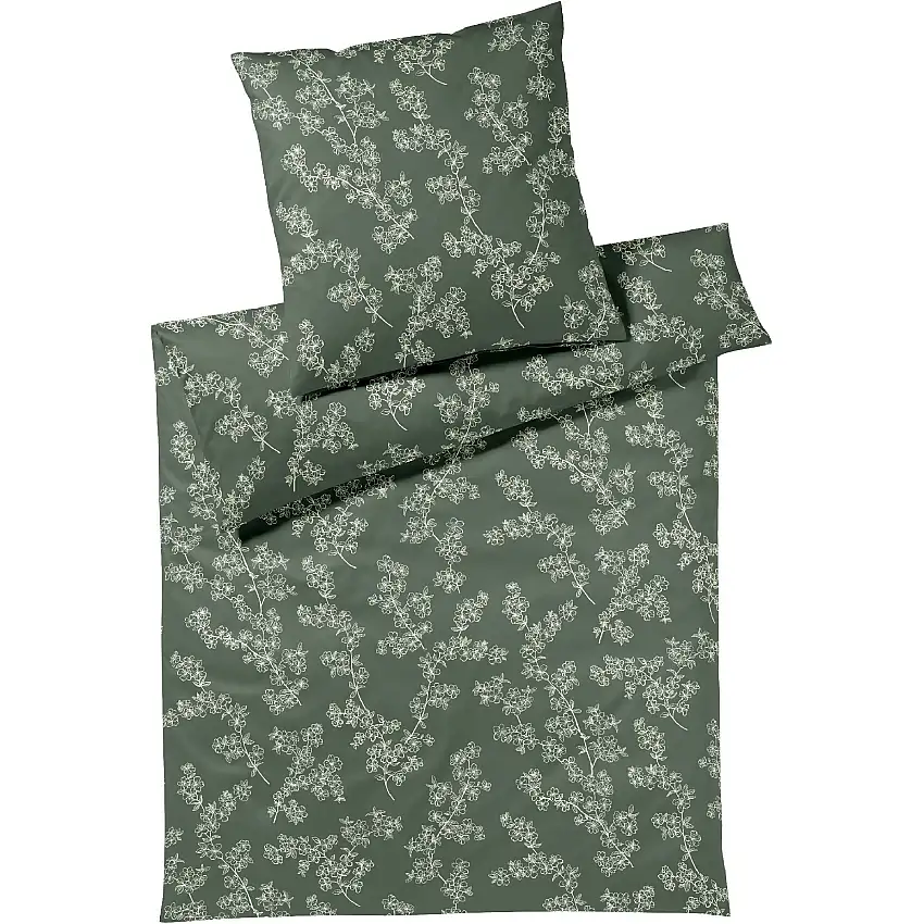 Cherry Blossom Kopfkissenbezug aus Interlock-Jersey