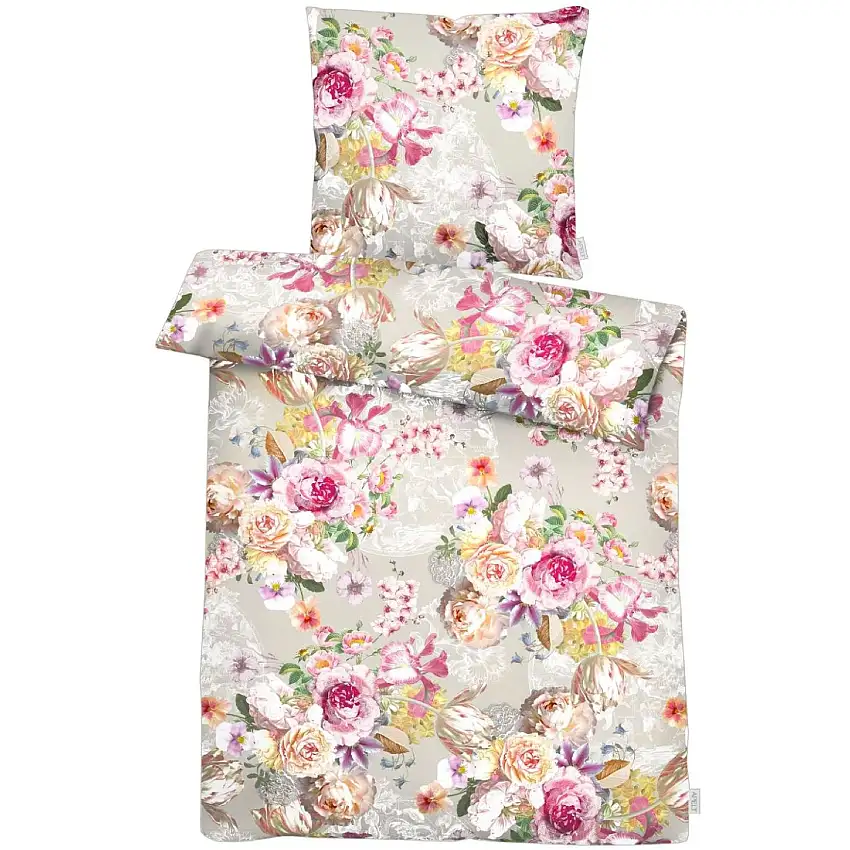 Décorez votre nuit Parure de lit Giorgia en satin biologique