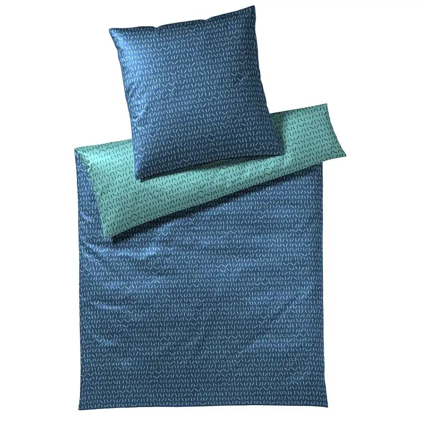 Elegante Code Kopfkissenbezug aus Mako-Satin