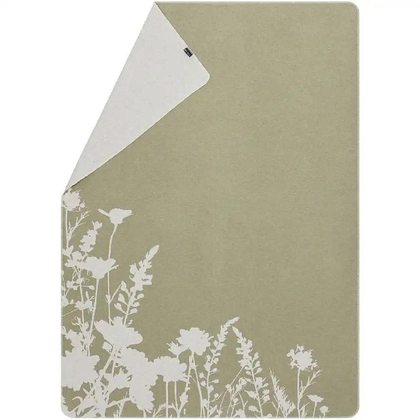 Couverture en flanelle fleurie RIVA de