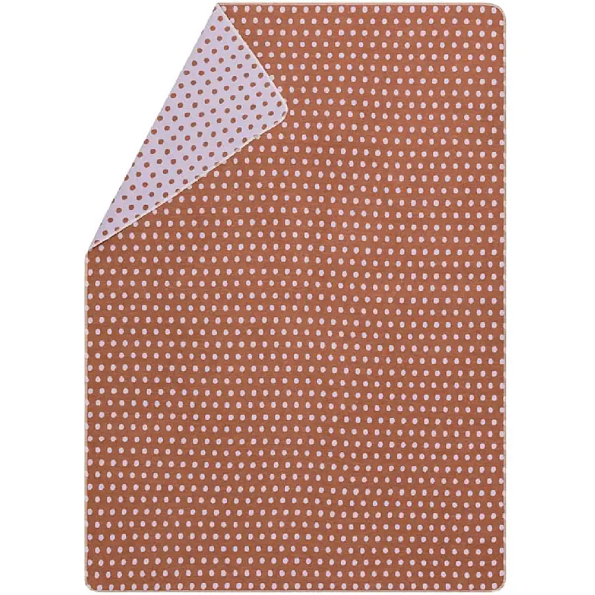 Couverture en flanelle à pois SILVRETTA de