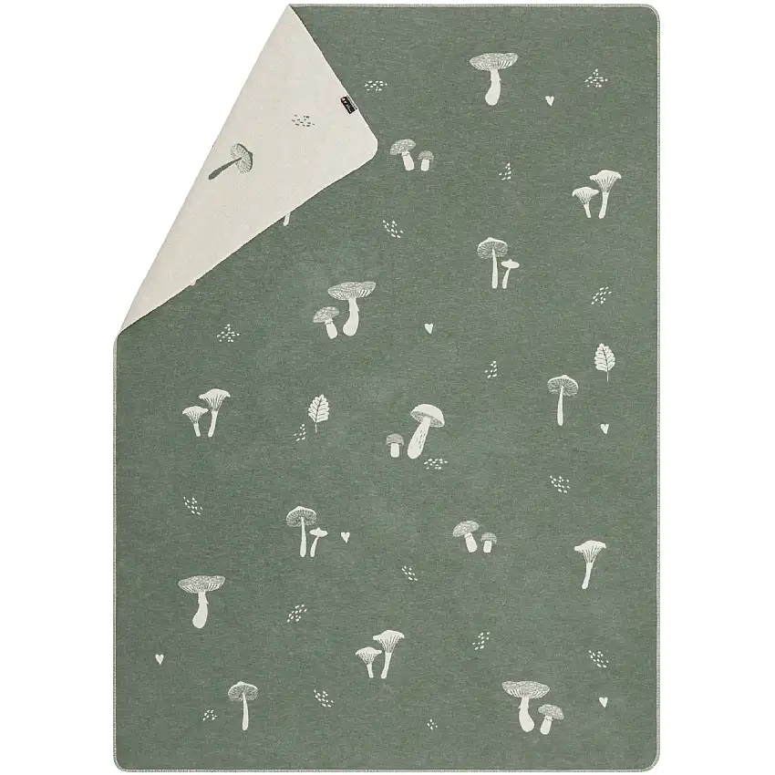 SILVRETTA Pilze Flanelldecke