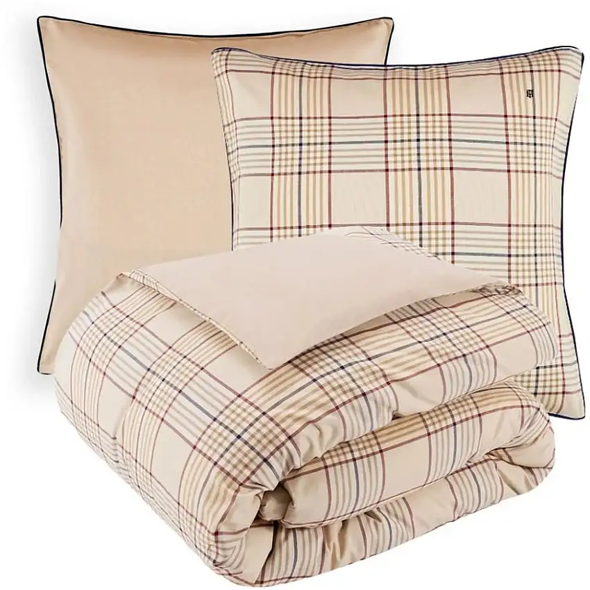 CAMEL CHECKS Kopfkissenbezug aus Baumwolle