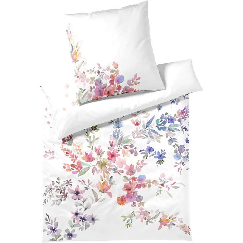 Parure de lit élégante et étonnante en satin de soie