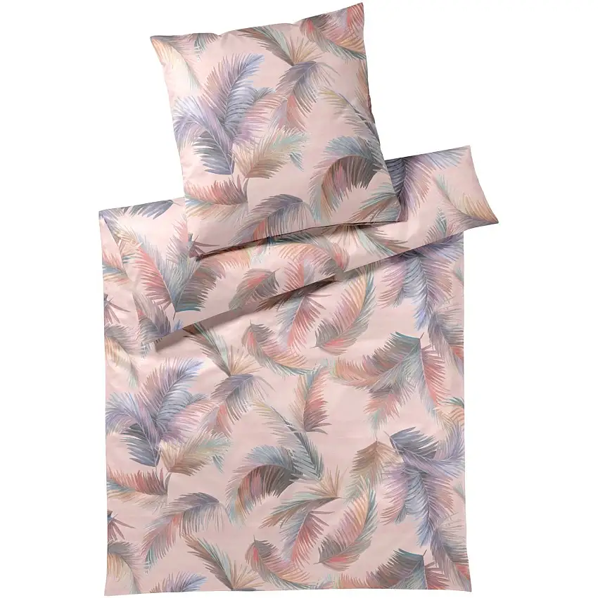 élégante parure de lit Copacabana en satin de coton bambou