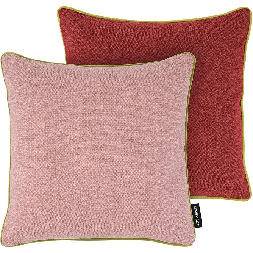 Coussin réversible Cranberry avec rembourrage intérieur/extérieur