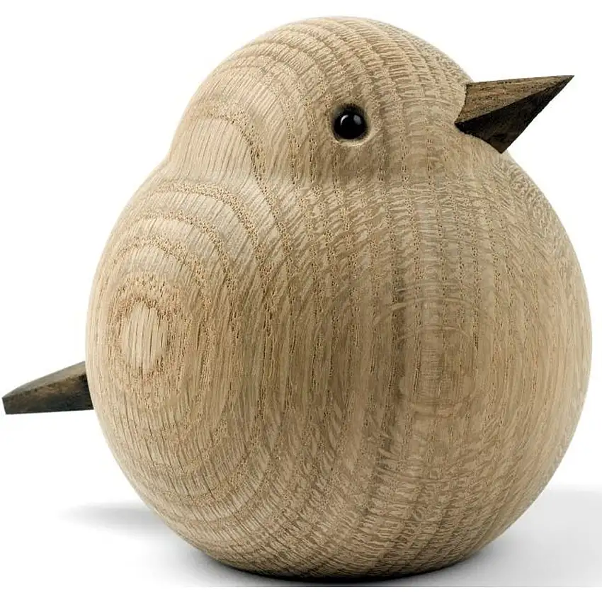 PAPA SPARROW figurine décorative en bois