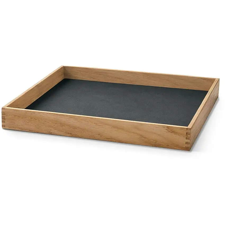 Even Nupo plateau en teck carré