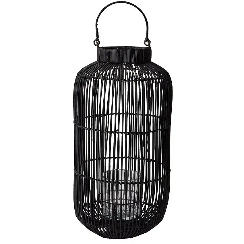 Lanterne ronde en rotin