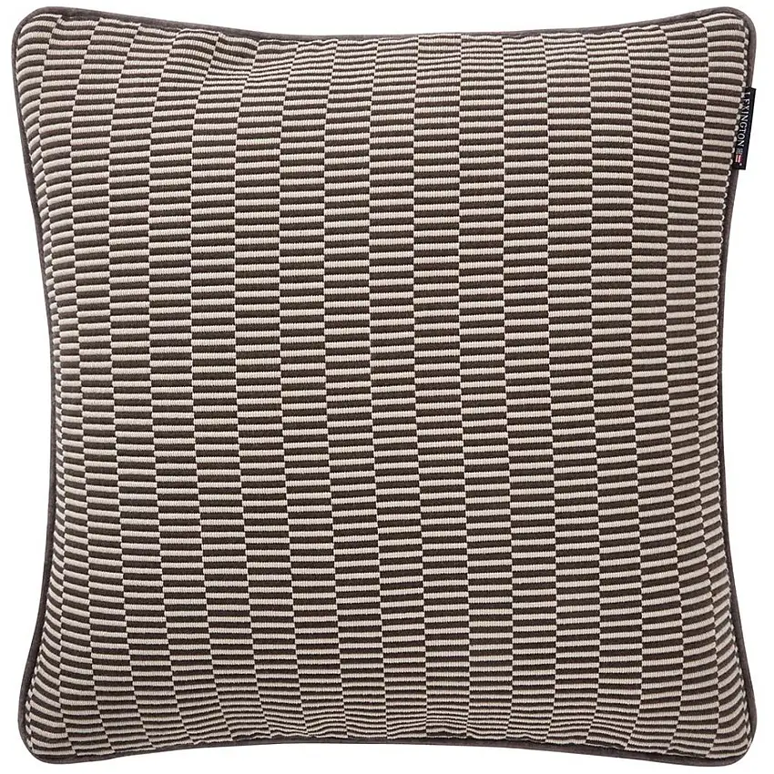 Housse de coussin structurée graphique