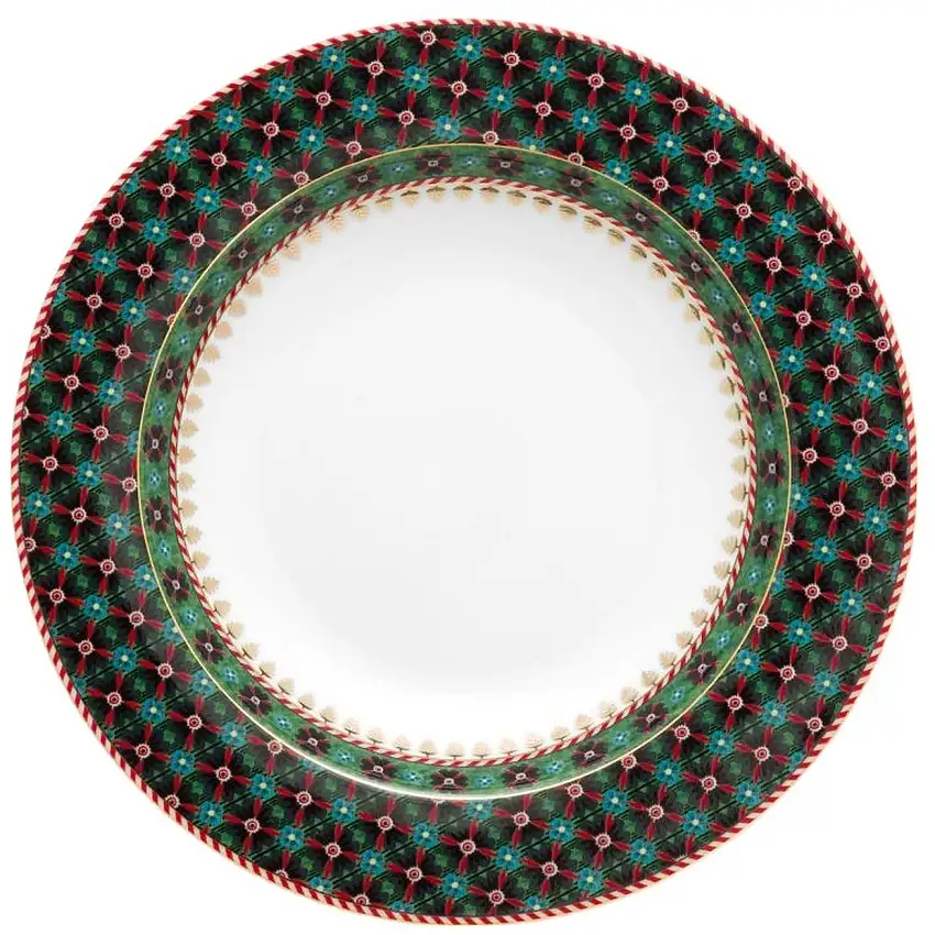 Assiette creuse Trèfle