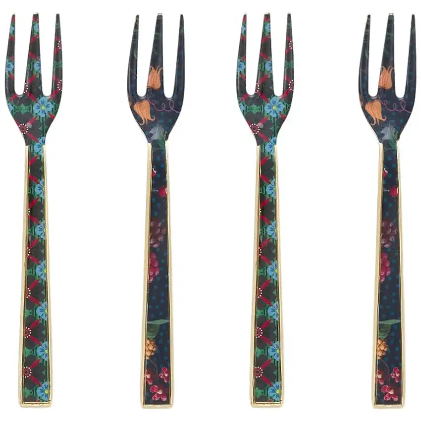 Berry Blues fourchette à gâteau lot de 4