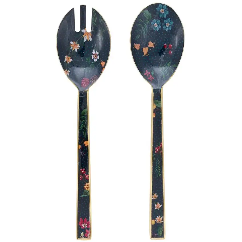 Couverts à salade Berry Blues