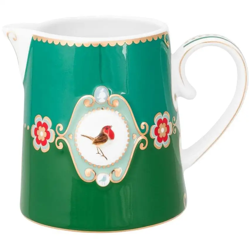 Pichet à lait médaillon Love Birds de