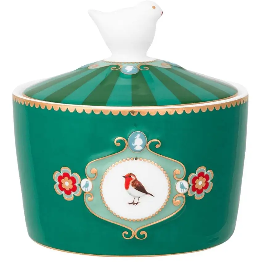 Sucrier Médaillon Love Birds