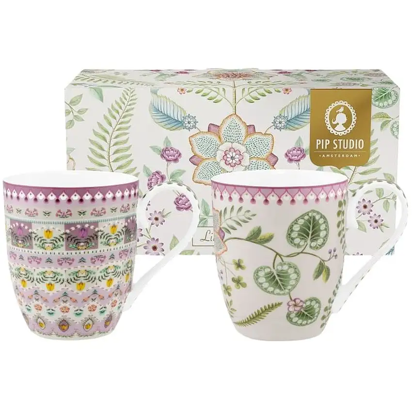 Lily & Lotus Mug XL Lot de 2