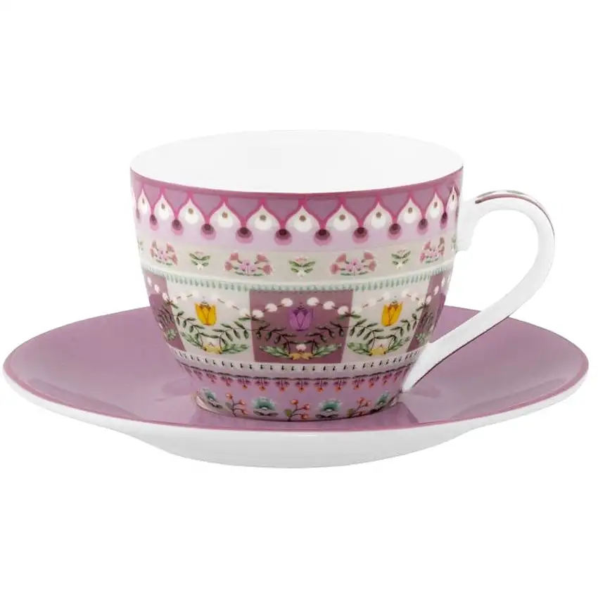 Tasse à expresso et soucoupe Lily & Lotus Moon Delight