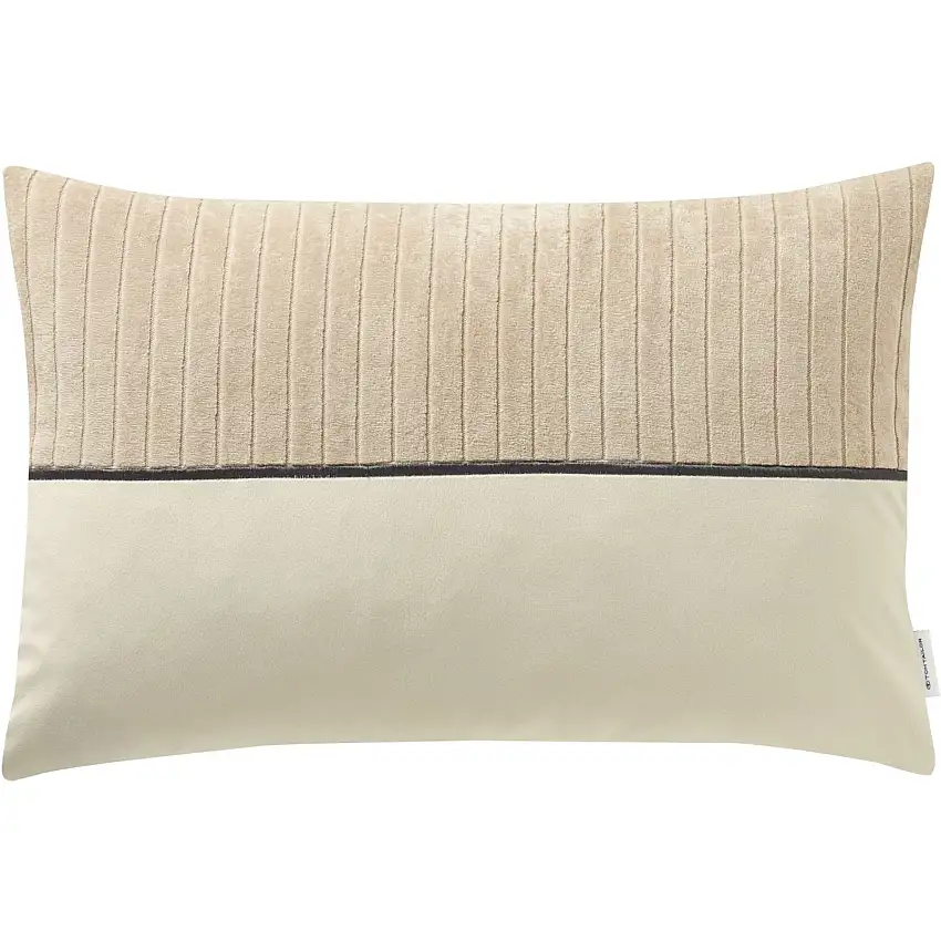Housse de coussin avec cordon en T