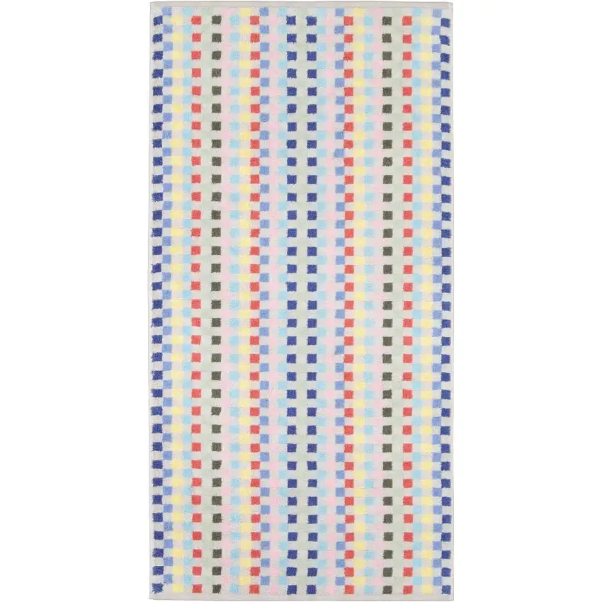 Serviette de douche à carreaux Campina