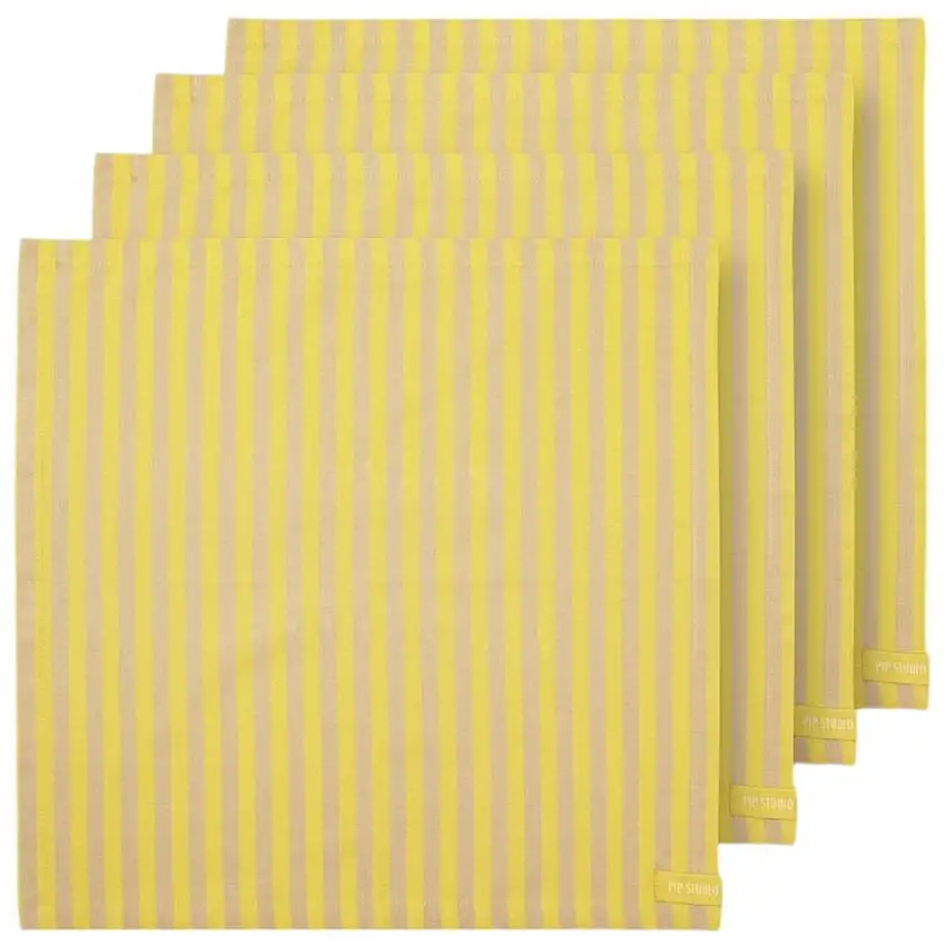 Serviettes Stripes, lot de 4