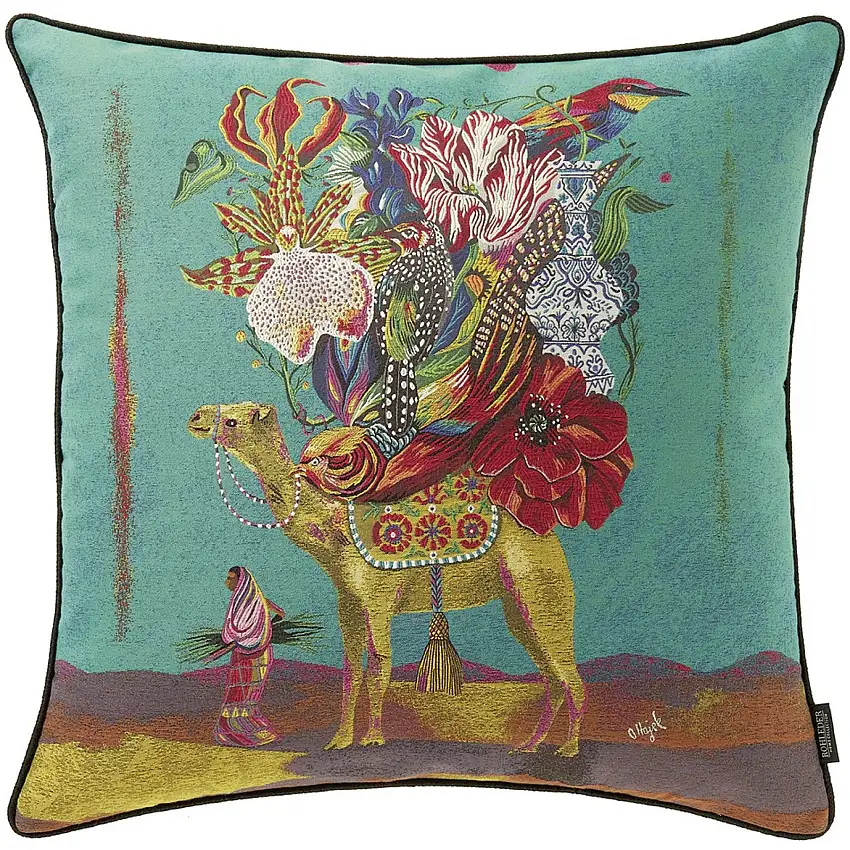 Rohleder Home X Olaf Hajek Coussin Desertflower avec rembourrage