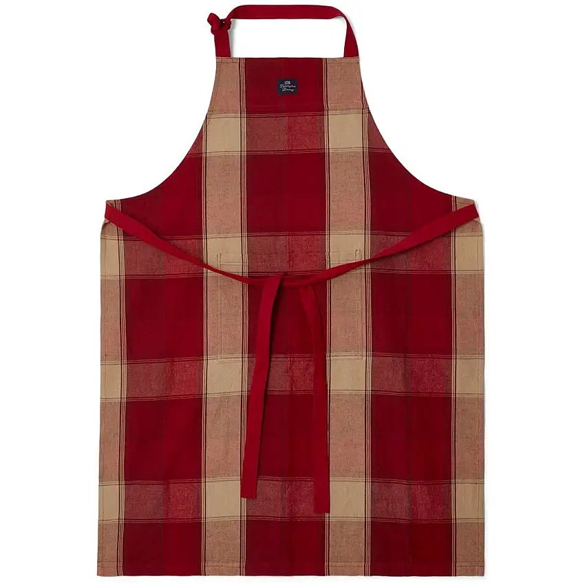 Tablier à carreaux