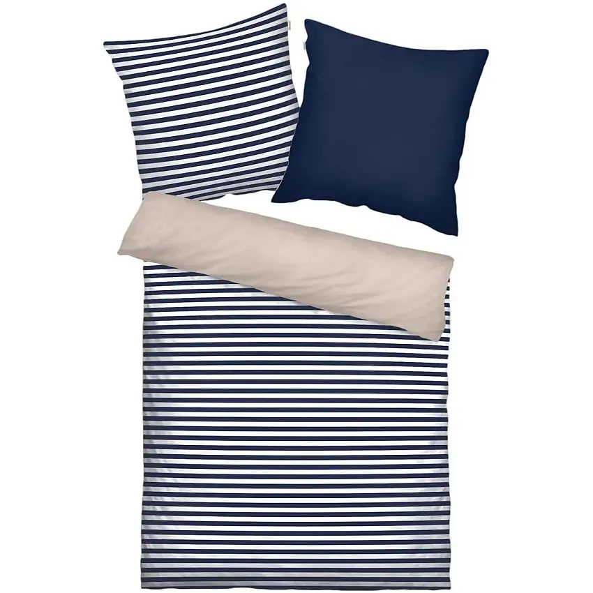 Parure de lit en percale de coton Stripes with a Kick