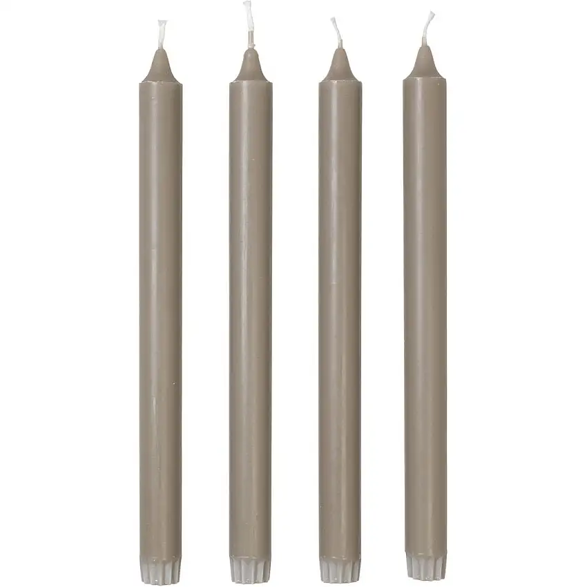 Eco Dipped Candle Set de 4 lin