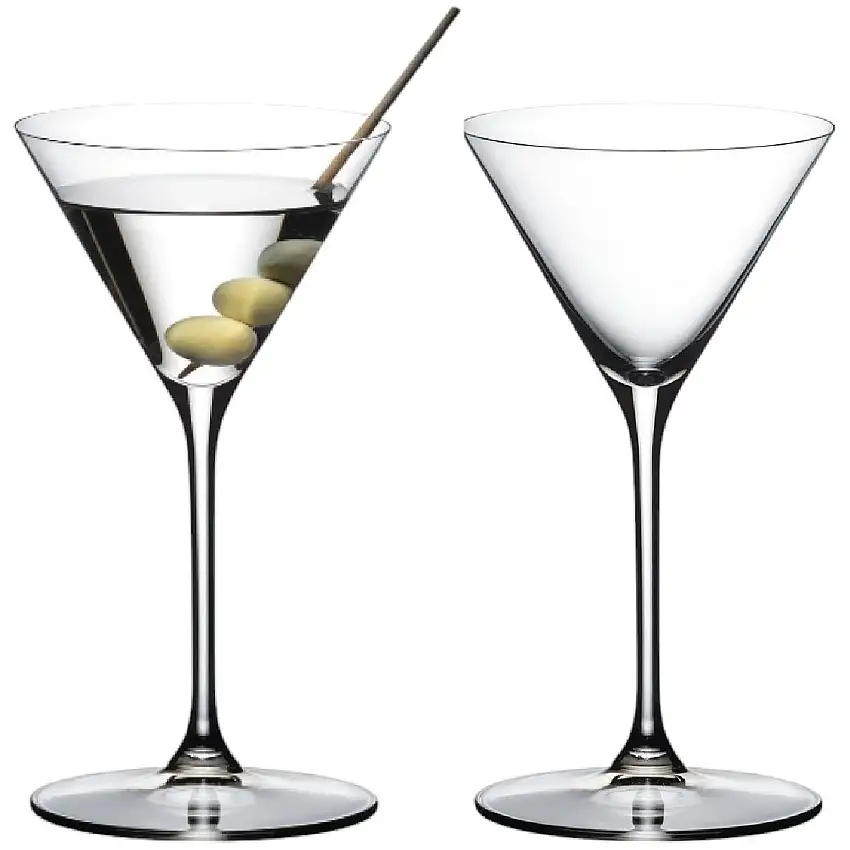 Lot de 2 verres à cocktail/martini Grape@
