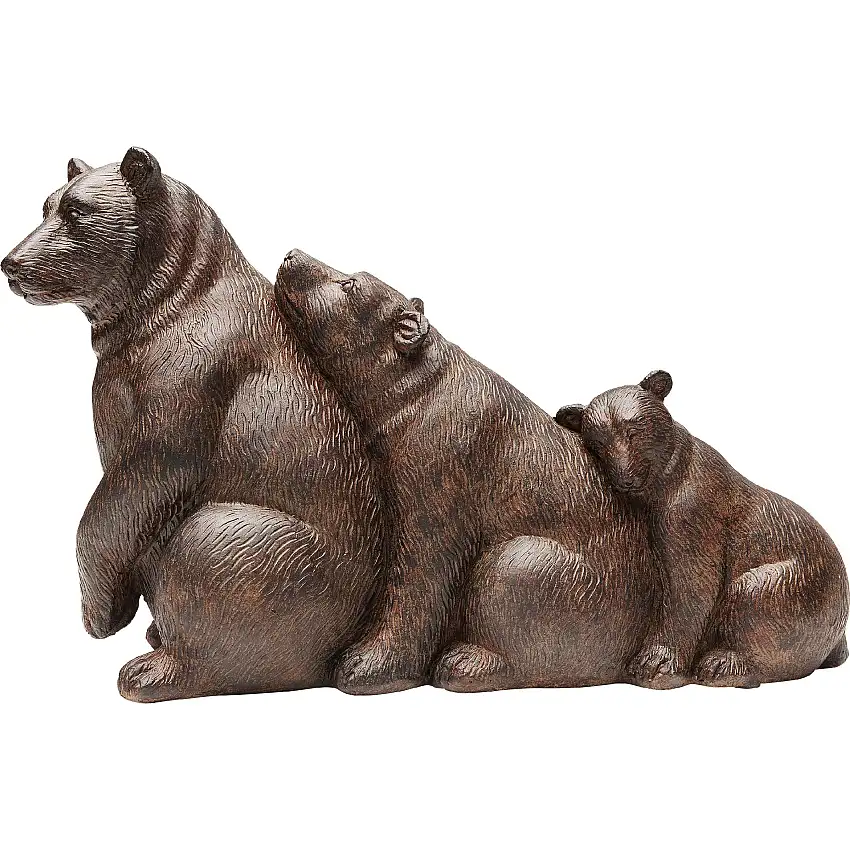 Relaxed Bear Family Deko Figur
