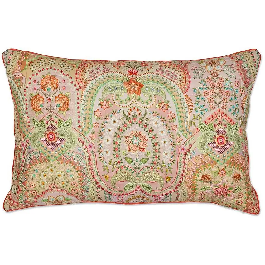 Coussin matelassé fleur Jabali avec rembourrage