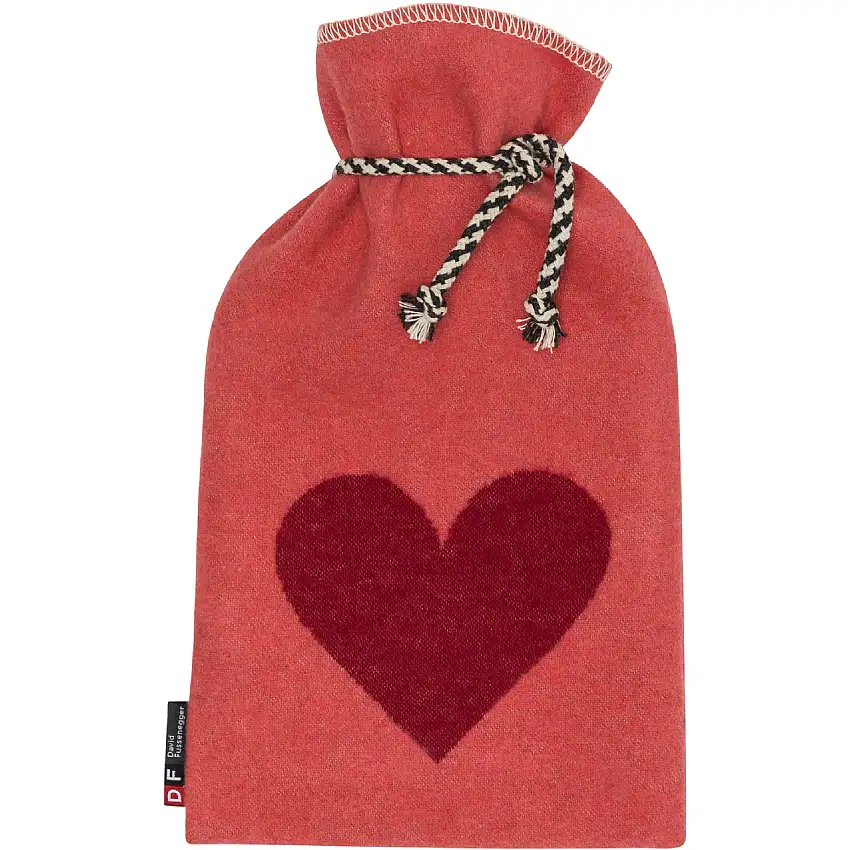 SILVRETTA Herz Wärmflasche