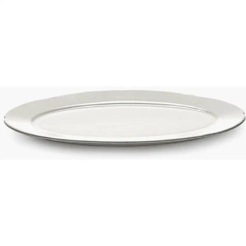 Silhouette Tiefer Teller oval