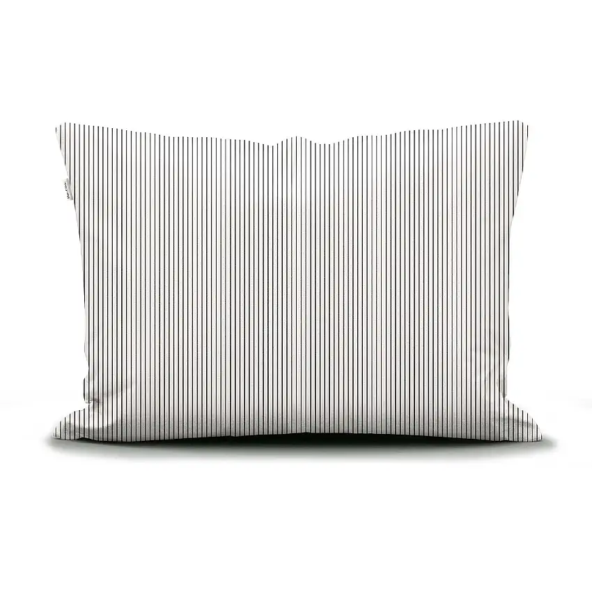 Classic Fine Stripe Kopfkissenbezug aus Bio-Baumwolle Leinen-Look (GOTS)
