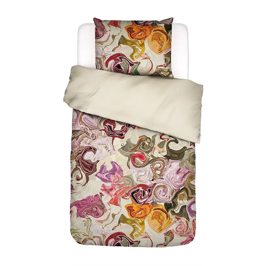 Isaline Bettwäsche-Set aus Baumwoll-Satin