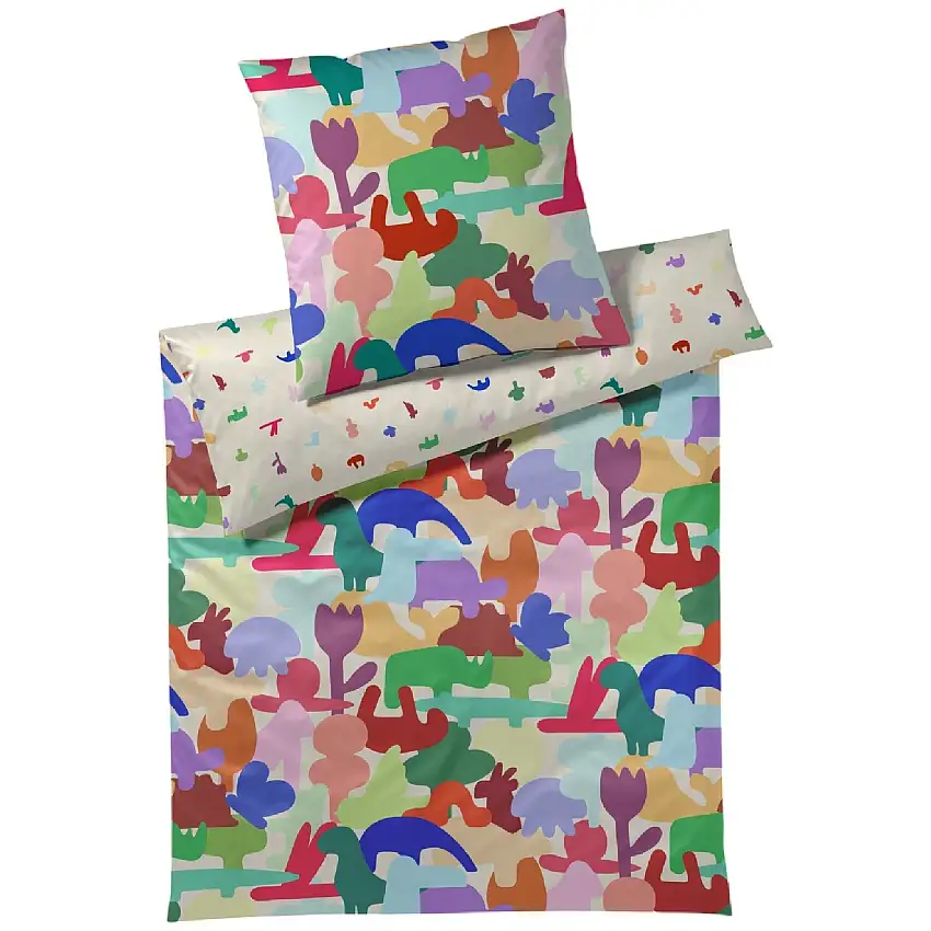 Animals Kinderbettwäsche-Set aus Baumwolle