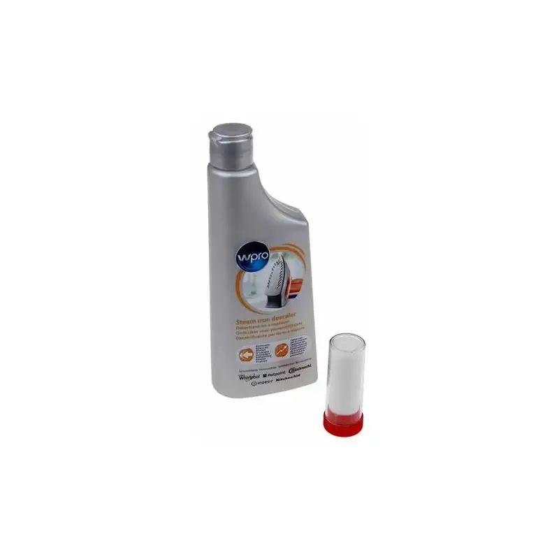 Kit d’entretien fer à repasser/ centrale vapeur (détartrant 250 ml + 1 stick), compatible Whirpool - 484000008733