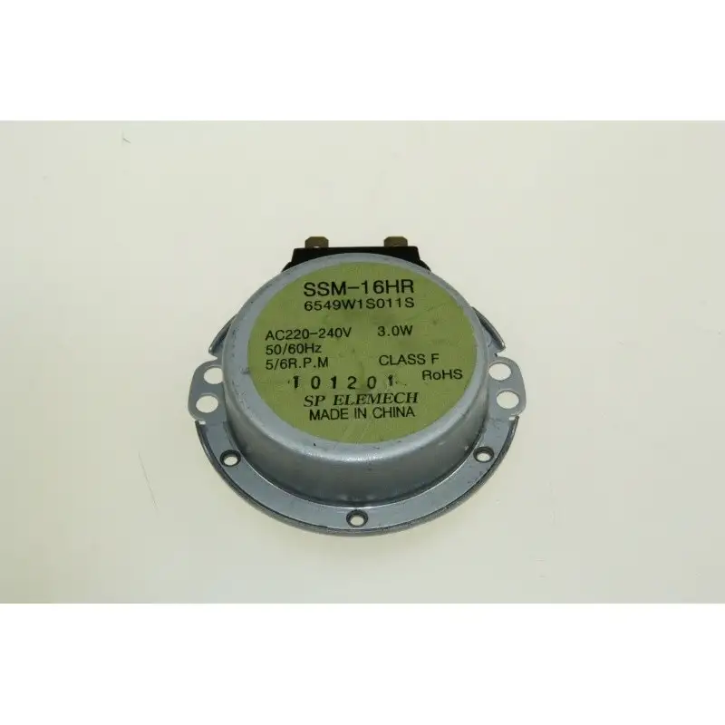 Moteur plateau 220/240v pour Micro-ondes LG 6549W1S011S