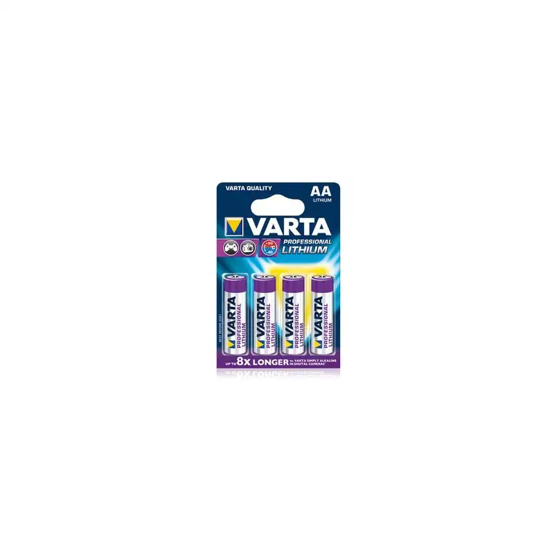 PILE LR6 1.5V MIGNON PROFESSIONAL LITHIUM AA VARTA